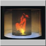 Erstes zylindrisches Hologramm - Portrait von Alice Cooper's Kopf, 1973.jpg
